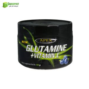 پودر گلوتامین + ویتامین سی ۴۰۰ گرمی اپکس