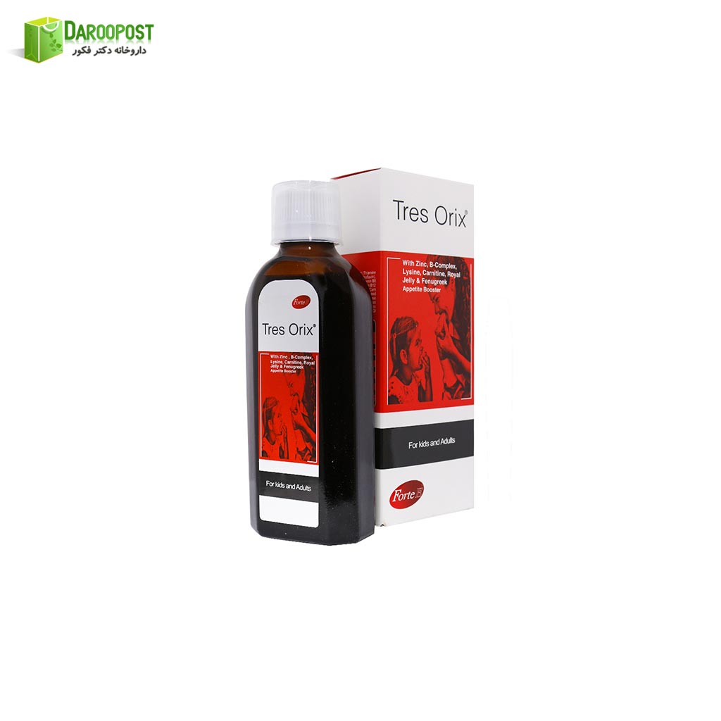 شربت 200 میل ترس اوریکس فورت ای سمر طب درمان | Samar Teb Darman Forte E Syrup Teres Orix 200ml